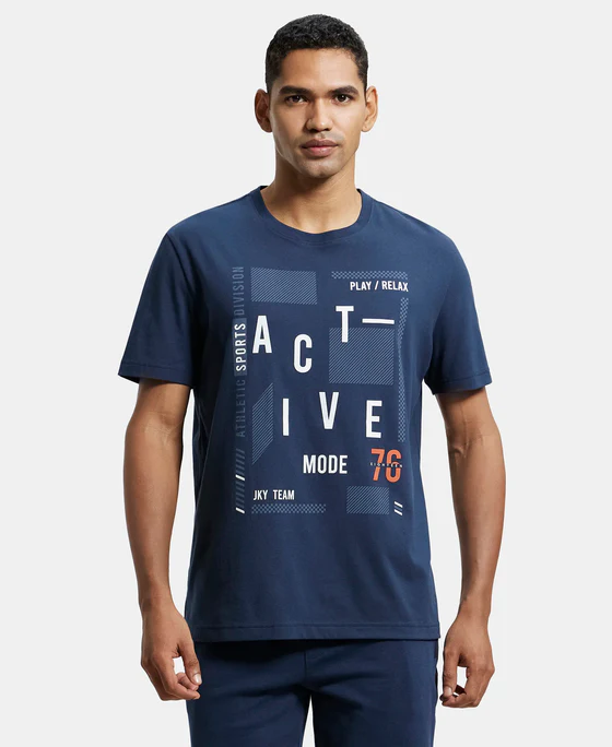 Jockey Men 2718 graphic printed T-shirt