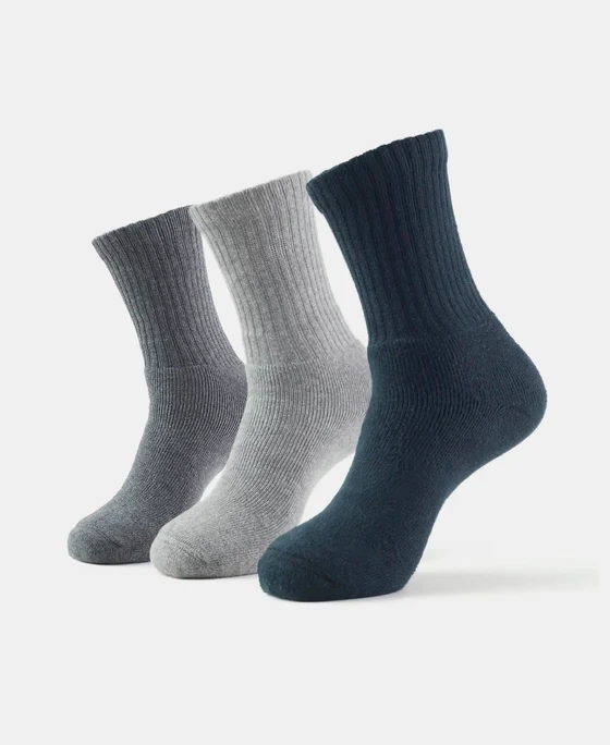 Jockey 7035 Compact Cotton Terry Crew Length Socks