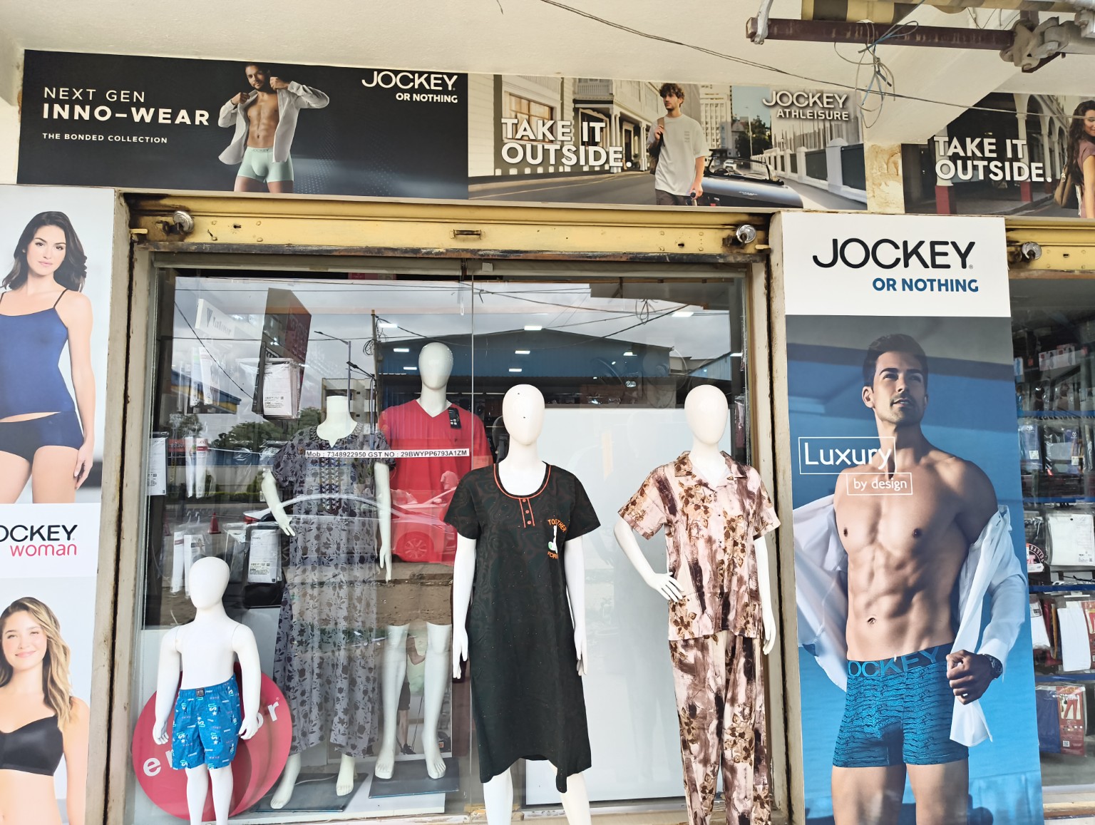 Mahalaxmi Fashion display window